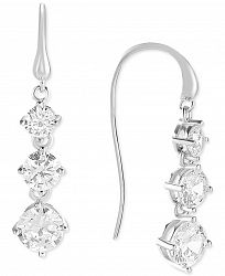 Giani Bernini Cubic Zirconia Drop Earrings in Sterling Silver, Created for Macy's