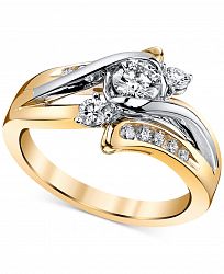 Sirena Diamond Engagement Ring (5/8 ct. t. w. ) in 14k Gold and White Gold