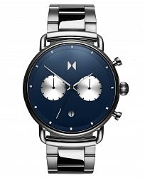 Mvmt Blacktop Astro Blue Stainless Steel Bracelet Watch 47mm