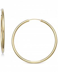 Giani Bernini Small Endless Hoop Earrings in 18k Gold-Plated Sterling Silver, 1", Created for Macy's