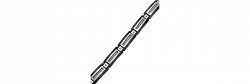 Men's Black Diamond Accent Bracelet in Stainless Steel