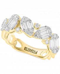 Effy Diamond Multi-Cluster Statement Ring (1 ct. t. w. ) in 14k Yellow Gold