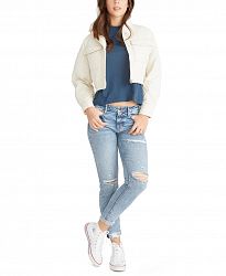 Vigoss Jeans Cropped Quilted Jacket