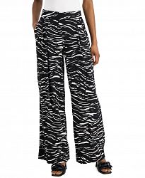Inc International Concepts Women's Zebra-Print Pants, Created for Macy's
