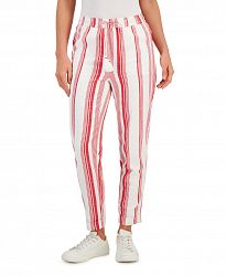 Charter Club Women's Cotton Striped Jogger Pants, Created for Macy's