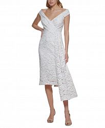 Eliza J Women's Lace Off-The-Shoulder Sheath Dress
