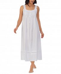 Eileen West Cotton Dobby Stripe Nightgown