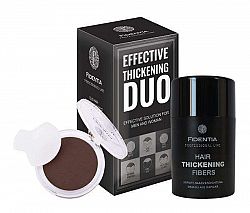 Fidentia Effective Duo 2-in-1 Hair Loss Concealer - Dark Brown Duo