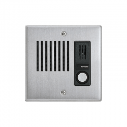 Aiphone Flush Mount Door Station, Stainless Steel Faceplate