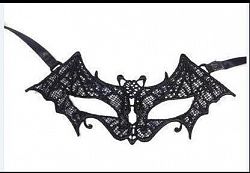 Lace Masquerade Mask - 5 Bat