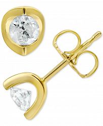Diamond Stud Earrings (3/8 ct. t. w. ) in 14k White, Yellow or Rose Gold