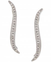 Diamond Ear Crawlers (1/10 ct. t. w. ) in Sterling Silver