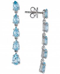 Blue Topaz Drop Earrings (5-1/3 ct. t. w. ) in Sterling Silver (Also in Amethyst, Citrine & Multi-Gemstone)
