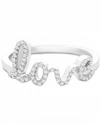 Wrapped Diamond Love Ring (1/6 ct. t. w. ) in 14k Gold or 14k White Gold, Created for Macy's