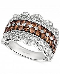 Le Vian 20th Anniversary Diamond Jubilee Crown Ring (2 ct. t. w. ) in 14k White Gold or 14k Rose Gold, Exclusively at Macy's