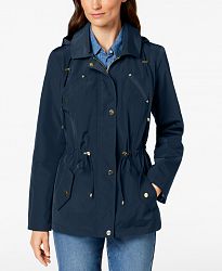 Charter Club Women's Water-Resistant Hooded Anorak Jacket, Created for Macy's