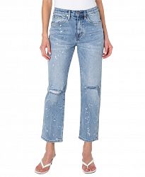 Earnest Sewn High-Rise Ankle Jeans
