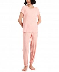 Charter Club Short-Sleeve & Pants Pajama Set, Created for Macy's