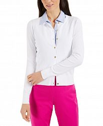 Charter Club Women's Button Cardigan, Created for Macy's