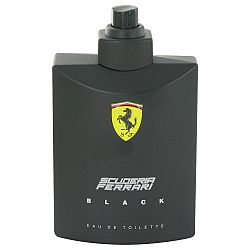 Ferrari Scuderia Black by Ferrari Eau De Toilette Spray (Tester) 4.2 oz for Men