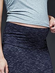 Gap Maternity Foldover column maxi skirt - XS