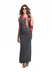 Isabella Oliver 'Lisle' Maternity Maxi Tank Dress Grey - 1