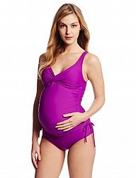 Maternal America Women's maternity Ruched Tankini - XS