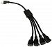 C2G / Cables To Go 29803 18IN 16 AWG 1-to-4 Power Cord Splitter for NEMA 5-15P to 4 NEMA 5-15R