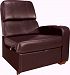 Bello HTS102BN Right-Arm Reclining Chair (Brown)