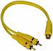 GSI GNA2M Y Adapter 2 Male (Yellow)