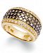Le Vian Chocolate and White Diamond Band Ring in 14k Gold or 14k White Gold (1-5/8 ct. t. w. )