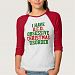 I Have O. C. D. Obsessive Christmas Disorder Raglan T-shirt