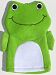 Terry Cloth Bath Puppet / Wash Cloth / Bathmitt / Bath Mitt / Green (Frog)