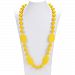 Consider It Maid Silicone Teething Necklace for Mom to Wear - FREE E-BOOK - BPA FREE and FDA Approved - Peas in a Pod (Yellow)