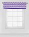 Bacati Mix and Match Zigzag Ikat Window Valance, Purple