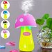 Ultrasonic Cool Mist Humidifier, Dizaul®Mushroom Humidifier 200ml for skin moisturing, stealth mask with No Noise, Waterless Auto Off, LED Lights, Portable for Baby Room, Bedroom, Office, Spa, Yoga, Car(Pink)