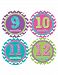 Months in Motion 284 Monthly Baby Stickers Baby Girl Months 1-12 Milestone by Months In Motion