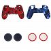 2 x Camo 2 Pairs of silicone sleeves Caps for PS4 Controller Joystick