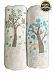 Muslin Swaddle Blankets 2 Pack - 47 inch x 47 inch Large Softest Muslin Swaddles - Half Price for Promotion - Tree Bird and Owl - Unisex for Boys or Girls - Lifetime Guarantee