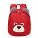 1-5 years old children shoulder small bag and cute cartoon backpack bag. Red