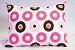 Bacati Modern Dots/Stripes Pink/Chocolate Boudoir Pillow