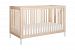 Babyletto Gelato 4-in-1 Convertible Crib with Toddler Bed Conversion Kit, Washed Natural / White