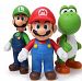 New 3pcs Nintendo Super Mario Bros Luigi Mario Action Figures Toys Gift by Baby Toy Gift Sets
