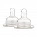 Dr. Brown's 382-P3 Natural Flow Level 3 Wide Neck Nipple, 2-Pack