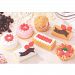 Iwako Japanese Erasers / Cakes and Pastry 7pcs. [Office Product]