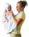 Clevamama Splash & Wrap Baby Bath Towel with Hood - Blue