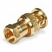 Monoprice 104132 BNC Male to F Male Adaptor, Gold Plated