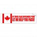 CANADA If This Flag Offends You Bumper Sticker