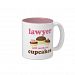 Funny Will Work for Cupcakes Lawyer Two-tone Coffee Mug