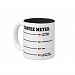 Coffee Metre (The Original Coffee Metre Mug! ) Two-tone Coffee Mug